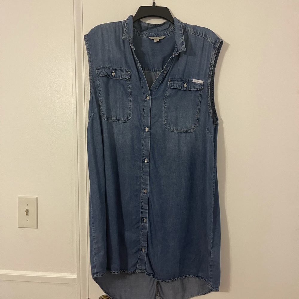 Calvin Klein Denim Dress size XL